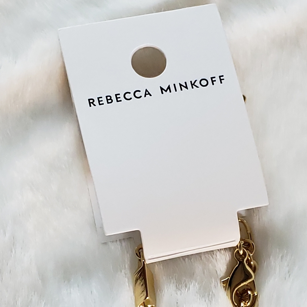 Rebecca Minkoff Textured Bar Chain Necklace - Picture 4 of 8